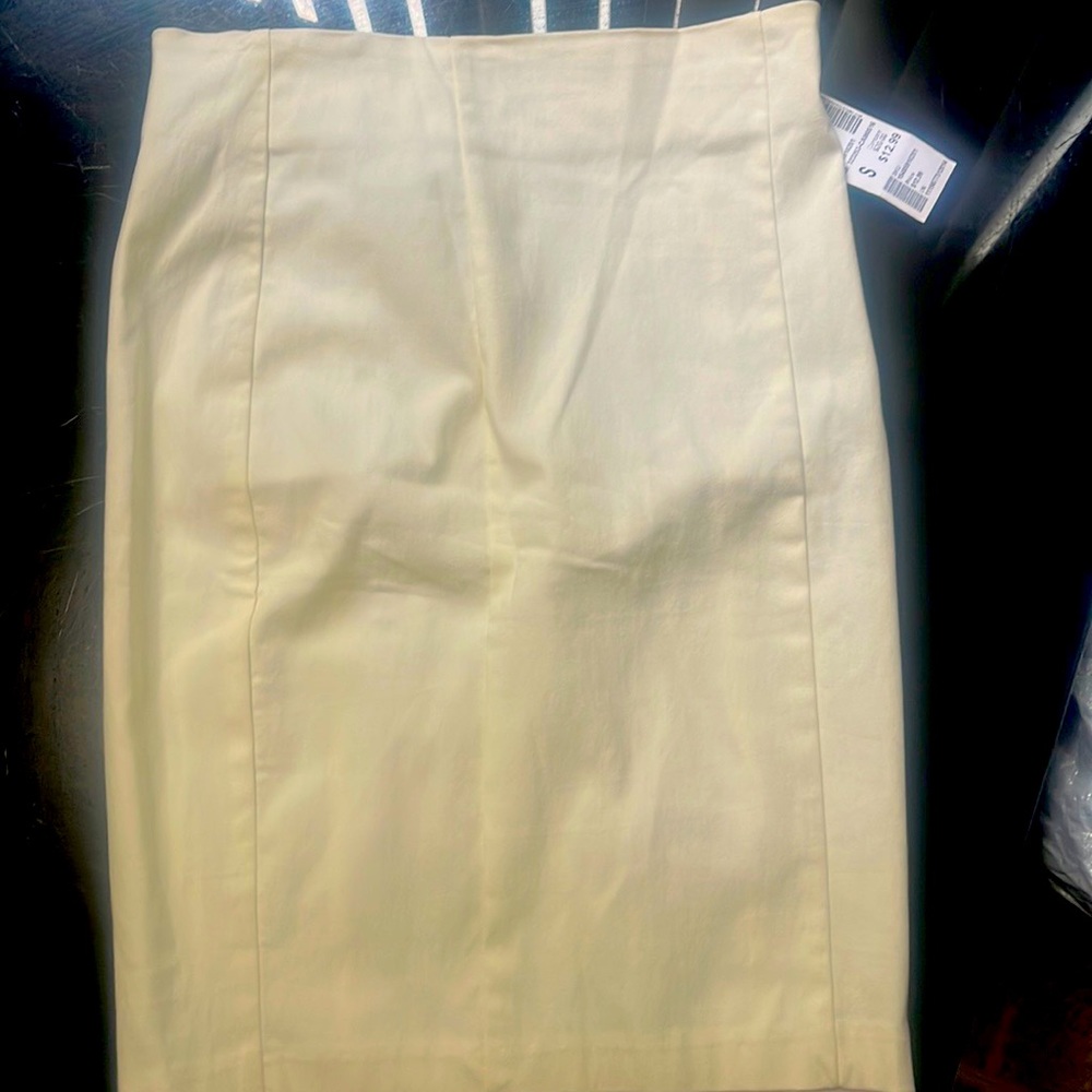 Cream skirt
